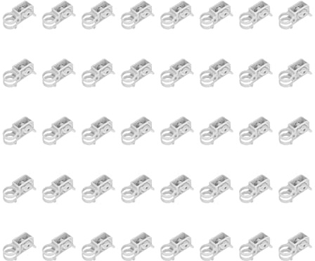 40-pack elektrisk stängselisolator åtdragare |Väderbeständig ABS + aluminiumlegering |Lättinstallerad staketisolator för trädgårdar/gårdar/boskap (Gray)