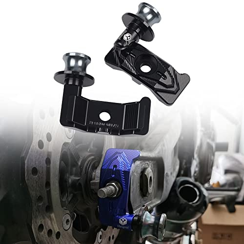 Moto roue arrière fourche essieu curseur bras oscillant support ramasser chaîne ajusteur pour Yamaha FZ07 MT07 FZ 07 MT 07 2014-2019 2020 2021 2022 2023 2024 2025 (noir)