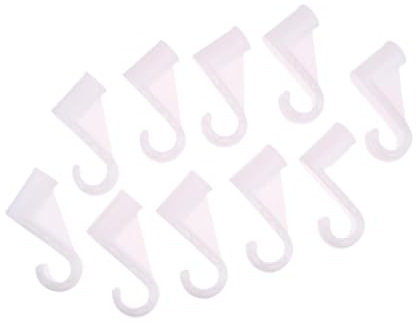 perfk Conector Accesorios de la Rejilla de Zapatos de 10 Piezas, Accesorios de tubería de la Rejilla de Zapato de Vestuario, Adaptador de tubería de Junta, Diámetro 25mm
