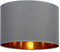 GIGGI Fabric Lamp Shades with Golden Inner Light Shade Ceiling – Modern Lampshades for Ceiling Lights, Lamp Shades for Table Lamps, Floor Lamps, Living Room, Bedroom, Home Décor (Grey, 12)