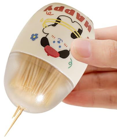 Porte-Dents Distributeur - Support Magnétique Pour -Dents,Conteneur Portable Grand Capacité Pour Apéritifs Cocktails Sandwichs Voyage Sac à Main