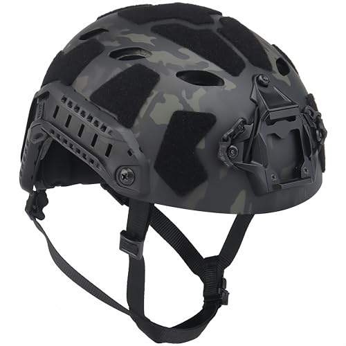 Casco táctico rápido, Ligero y Protector SF S.uprt, de Corte Alto, para Paintball, Airsoft y visión Nocturna (BCP)