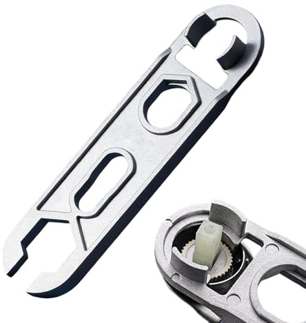 Generico Chiave di regolabile - strumento robusto e professionale per rimuovere i tocchi e i regolatori del reazione | sanitari per cucina, toilette, doccia e vasca - manutenzione, installa