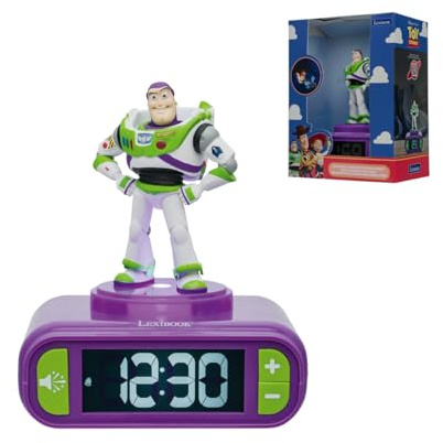 Lexibook, Buzz Lightyear Reloj Despertador, RL800TSLXB