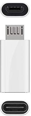 Goobay 55550 Adattatore USB 2.0 da Micro Tipo B a Tipo C, Bianco