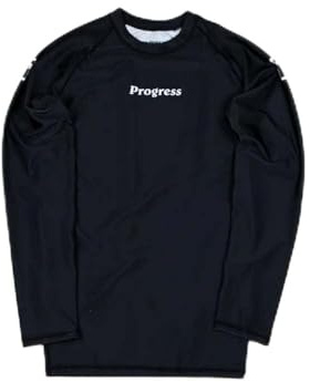Progress Jiu Jitsu långärmad utslagsskydd, Svart, XS