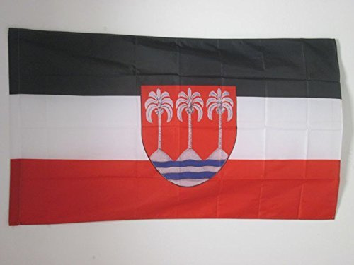 AZ FLAG Flagga Tyska Samoa 1900-1920 90x60 cm 100D Polyester Stångficka