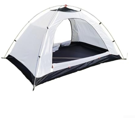 Tenda da campeggio autoportante, poliestere 190T + rete di alta qualità, autoportante, per esterni, anti-zanzare, tenda interna calda invernale (grigio)