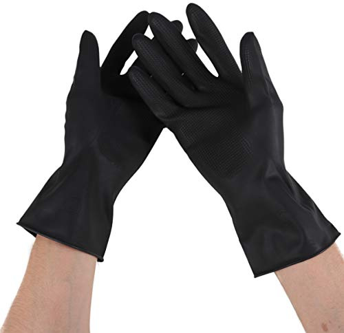 Lurrose De Teinture Pour Cheveux Réutilisables En Latex Pour Salon De Coiffure Protection Des Mains Pour Coloration Et Teinture 2 Paires Taille M Outils De Beauté Pour Femmes Et Hommes