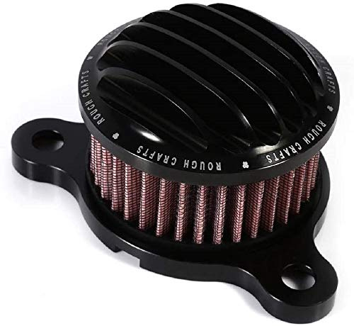 Kit filtro aspirazione aria per Harley Sportster XL883 XL1200 2004-2014-Nero, Filtro Aria (GD)