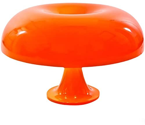 Hamkaw Lampe champignon orange, lampes de chevet à LED, durables, sûres et respectueuses l'environnement, pour la décoration intérieure, l'étude, vie, chambre, le cadeau, ampoule chaude incluse