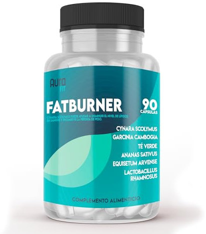 Aura Fit – FATBURNER Potente Quemagrasas Termogénico, Para Adelgazar Muy Rapido y Efectivo | Garcinia Cambogia | Adelgazante para eliminar y perder Peso | 90 Cápsulas