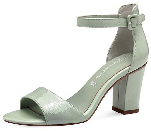 Tamaris Sandalette Damen Vegan Elegant grün,EU 40