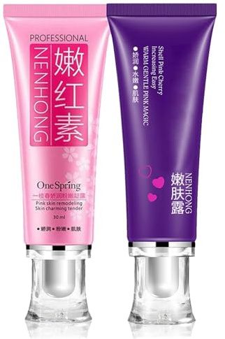 Crema Para Pezones - Pink Privates Intimate Area Lightening Cream | Crema De Iluminación De Área Íntima | Pezón Y Crema Sensible Al Iluminación De La Piel | 30 Ml Para Muslos Internos Del Cuello De Co