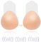 Invisible Stick on Push Up Bra - Silicone Sticky Bras Push Up Women's Adhesive Backless Bra, Reusable Strapless Bras for Women Backless Dresses (A/B) Beige