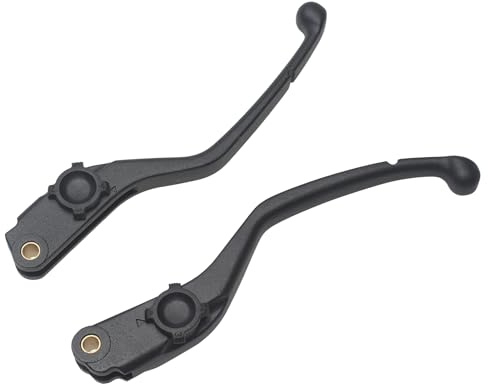 GIDIBII 1 Paar Motorrad Bremshebel Motorrad Kupplungshebel CNC Aluminium Bremshebel Motorrad Kompatibel mit BMW R1200GS R1200RS R1250GS Adventure K1600 R Bagger K1600 GTL Nine T Serie(Schwarz-2)