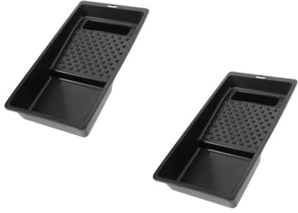 SHINEOFI 2 Pezzi Vassoio per Verniciatura Professionale con Capacità Maggiore Vaschetta per Progetti da Te e Ristrutturazioni Facile Manutenere Design per Risultati Ottimali