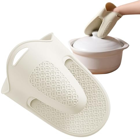 Guantes de silicona para horno, guantes de cocina de silicona, antideslizantes, impermeables, resistentes al calor, para cocinar en casa, hornear, parrilla, camping