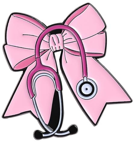 Spilla a forma di strumento di benessere del fumetto per infermieri medici elegante accessorio in lega gioielli per abiti quotidiani scrub creativo accessorio per infermieri, Misura unica, come