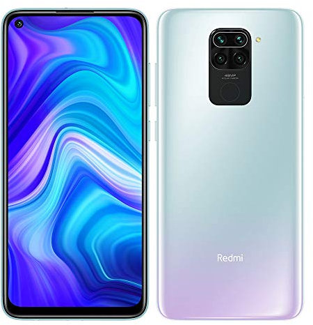 XIAOMI Redmi Note 9 - Smartphone de 6.53” FHD (DotDisplay, 4 GB RAM, 128 GB ROM, cámara Quad de 48 MP, Hotshot 3.5 mm, Headphone Jack, batería de 5020 mAh) Polar White [International Versión]
