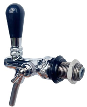 ich-zapfe Robinet tireuse a biere, robinet compensateur avec connexion John Guest - longueur du filetage 35mm