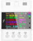 LCD Digitale Stromzähler Wechselstromzähler Hutschiene KWh Zähler 100A 85-265V 1-phasiger 2-poliger 2P-DIN-Schienen-Stromzähler Intelligente WLAN-Fernbedienung (AT4P)