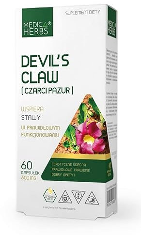 Medica Herbs - charmante Klaue - unterstützt die Gelenke - eine gute Verdauung - guter Appetit - Nahrungsergänzungsmittel - laktosefrei - glutenfrei - vegetarisch