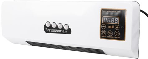 Condizionatore Mobile a Parete, Mini Macchina Riscaldante, Riscaldatore di Raffreddamento per Condizionatore D'Aria a Basso Rumore Ad Ampio Angolo, Ventola di (Spina europea 220V)