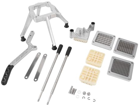 Grönsakshackare, Lökhackare med 3 Ersättningsblad Grönsaksskärare Av Aluminiumlegering Grönsakshackare Pommes Frites för Restauranger Hem Kök