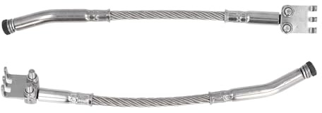 Headerbs 2 Piezas Kit de Rascadores de Hielo de Motos de Nieve de 2 Piezas Se Utiliza para Pistas de hasta 2-1/2in 1201df de Raspadores de Hielo de Cable de Garra Izquierda y Derecha