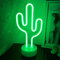 NIWWIN Enseignes lumineuses cactus,Lumière de décoration néon LED,Lumière de nuit pour enfants，Belle lumière ambiante, adaptée aux bureaux, tables de chevet et comptoirs de bar.