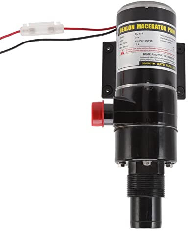 Waste Prevent Clog Multi Efficient Macerator Pump for Toilet RV Yacht Kitchen (24V)