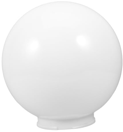 Zerodeko Pantalla De Luz Esférica De Acrílico Para Exterior Repuesto Decorativo De Cubierta Lumínica Para Jardines y Patios Accesorio De Iluminación Resistente y Reutilizable