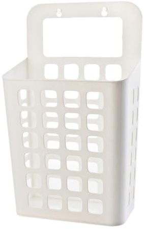 Cesto portabiancheria sottile, salvaspazio, da appendere alla parete, cesto portabiancheria in plastica per lavanderia, cesto portabiancheria portatile per lavanderia, organizer, stoccaggio, armadio,