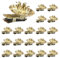 Elepl 20 Stück Baumkerzenhalter Clip Kerzenhalter Christbaum Gold Kerzenständer Metall Vintage Weihnachtskerzenhalter für Baumkerzen Weihnachtsbaum Weihnachtsbaum Hochzeit Geburtstag Party Dekoration