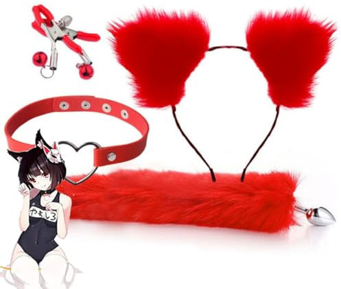 WreGmgg Hairy Rollenspiel Zubehör, Kleidung, Fitness Italienisch Rot Set, bequem, leicht und tragbar