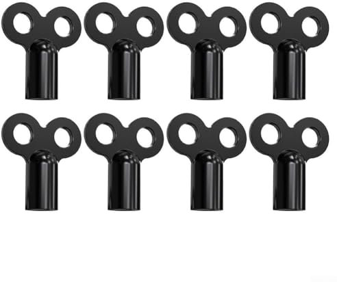 8Pcs Radiators Bleed Keys, Heating Vent Keys, Compatible With Most Heating Radiator Vents, For Minimize Heating System Noise