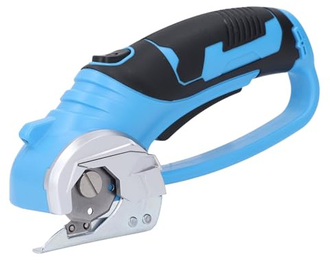 Sändlös Elektrisk Sax, Elektriskt Mini -skärverktyg med LED -ljus, Säkerhetslås, Automatisk Bladskydd, Ergonomiskt Handtag, för Filtlädertyg