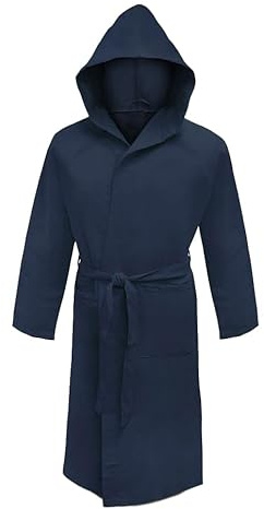 Puraluna Accappatoio in microfibra premium con Cappuccio, Unisex, pratico per il viaggio e la palestra con comoda custodia in pvc, Uomo Donna