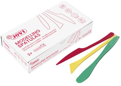 Jovi Modelleringsverktyg för bearbetning av lera, plast och andra, 3 modeller med 16 stycken vardera, totalt 48 stycken