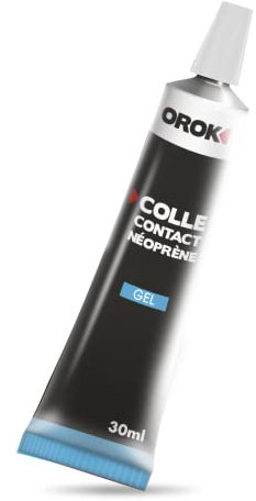 OROK - Colles universelles, Colles de contact - Colle Néoprène gel 30ml, colle néoprène de contact gel 30ml - En tube de 30ml - Collage puissant - Ne coule pas