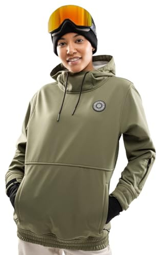 SIROKO - Giacca da Snowboard da Donna W1-W Kilimanjaro - XL - Verde militare