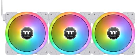 SWAFAN 14 RGB Radiator Fan TT Premium Edition White 3 Pack