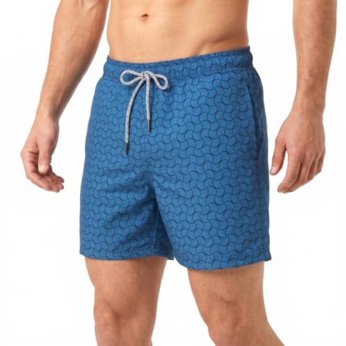 RIPT Bañador Hombre Secado Rápido – Pantalón Corto con Forro Malla, Protección UV50, Boardshort Playa Natación Surf Vacaciones Verano