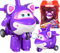 LHMYPP Mini Crystal Deform Flugzeug L5CM Deformation Roboter Super Flügel Neues Spielzeug Hangar-Version Jungen Trägheits Fahrzeug Verformung Kinderspielzeug Kreatives Geschenk