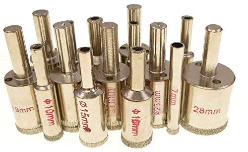 Glasbohrer Fliesenbohrer Hohlbohrer Glasschneider Kernbohrer Glas Fliesen Bohrer (Ø 7mm)