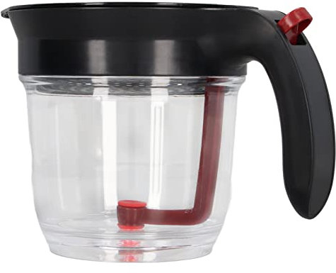 Séparateur de graisse avec dégagement inférieur, séparateur d'huile de séparateur de sauce de tasse de 1000 ml pour la cuisson