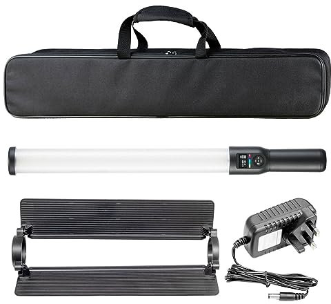 Godox LC500 18w LC-500 Bicolour LED Light Stick Handheld Selfie Light Studio Photography Dimmable Tube Strip Continuous Lighting 2800K-6500K Adjustable 360° Portable Bi-colour Video Wand Barndoor