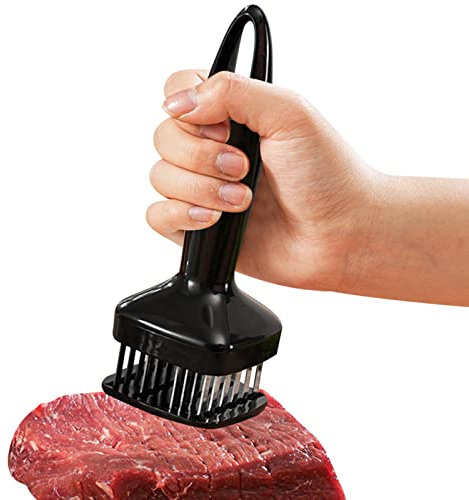 Eastuy Inteneritore di Bistecca | Inteneritore per Macchina per bistecche | Inteneritore per Carne in Acciaio Inossidabile, Martello per batticarne per Vitello, Maiale, Tacchino, Pesce, Bistecca
