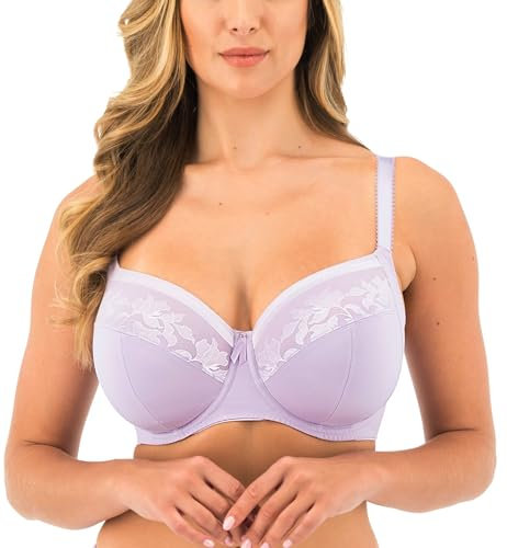 Fantasie Women's Illusion Underwire Side Support Full Coverage Bra, Opaque, Orchid, 38D